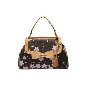 Louis Vuitton Sac Retro Maroon Handbag Cherry Red Blossom Brown